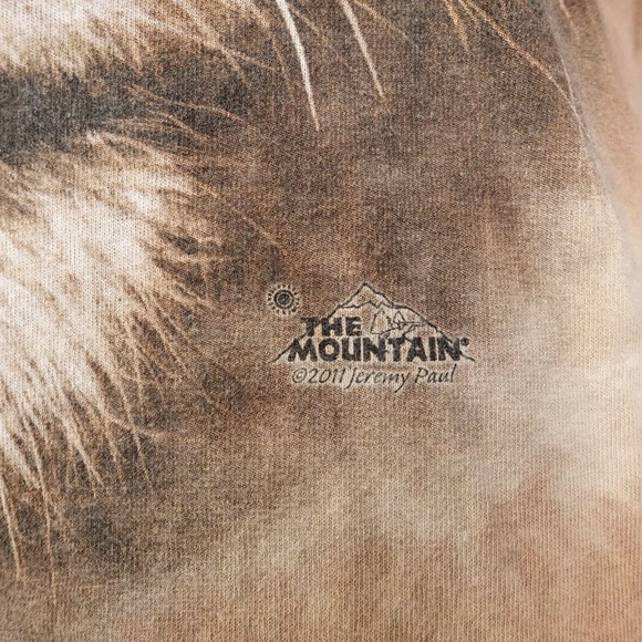 THE MOUNTAIN 2011 JEREMY PAUL BENGAL TIGER ANIMAL NATURE TIE DYE TSHIRT SIZE 3XL - Picture 3 of 6